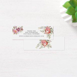 Spring floral Small Business Thank You Card