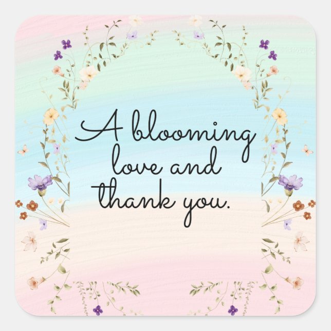 Spring Floral Stickers (Front)