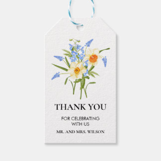 Spring Floral Thank You Gift Tag