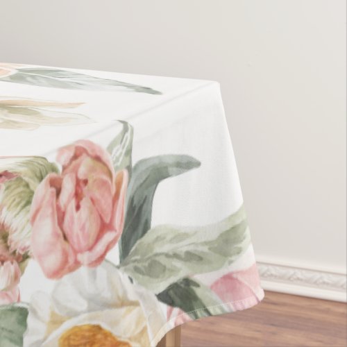 Spring Floral Tulips Tablecloth