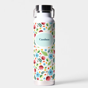 Spring Floral Water Bottle