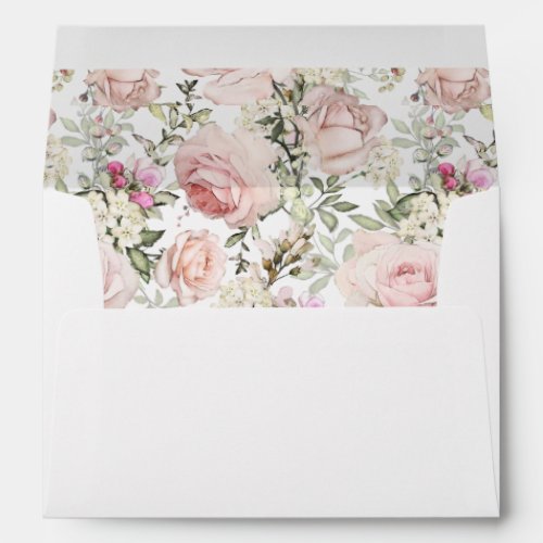 Spring Floral Watercolor Envelopes