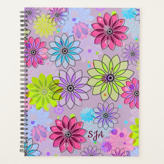 Spring Floral Weekly/Monthly Planner
