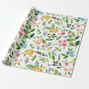 Spring Floral Wrapping Paper