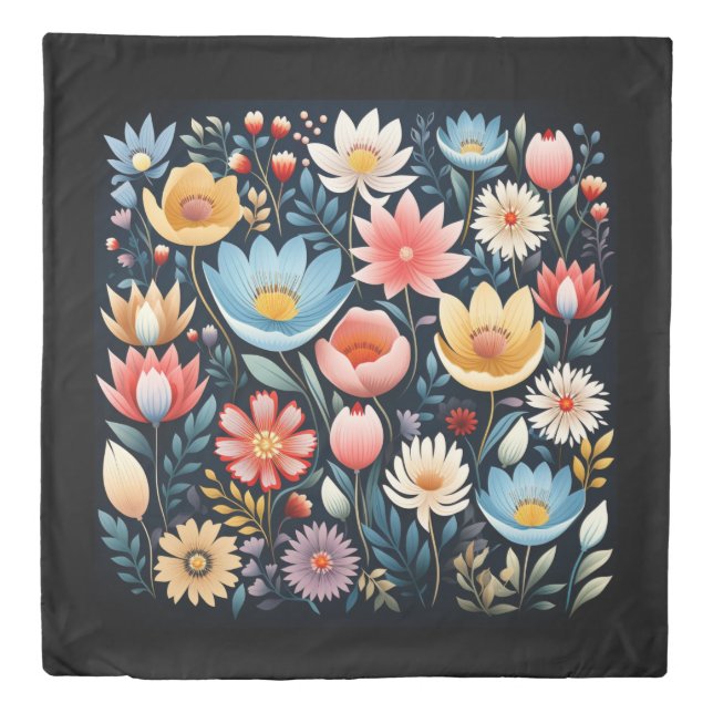 Spring Florals Duvet Cover (Front)