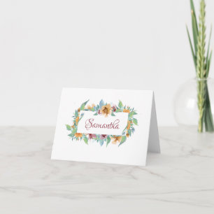 Spring Florals Note Card