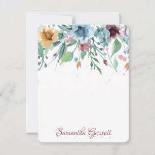 Spring Florals Note Card