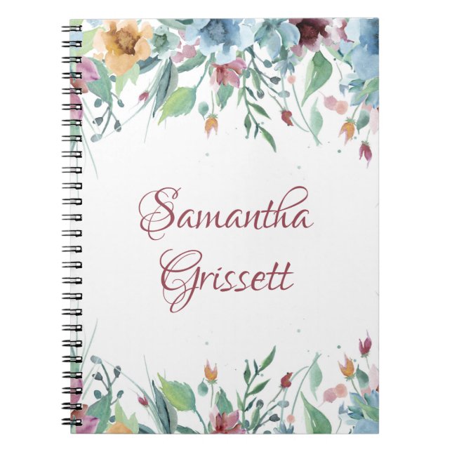 Spring Florals Notebook (Front)