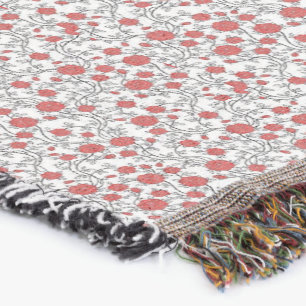 Spring Florals Throw Blanket