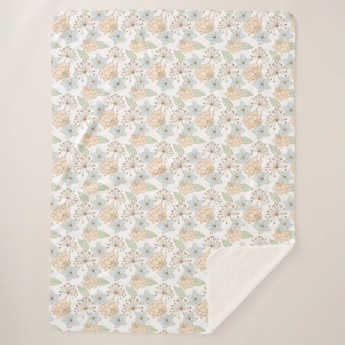 spring flower blanket