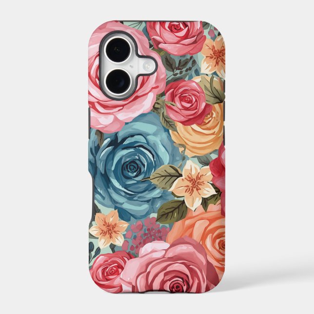 Spring Flower bloom patterns  Case-Mate iPhone Case (Back)