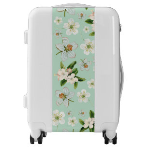 Spring Flower Blossoms Pattern Luggage