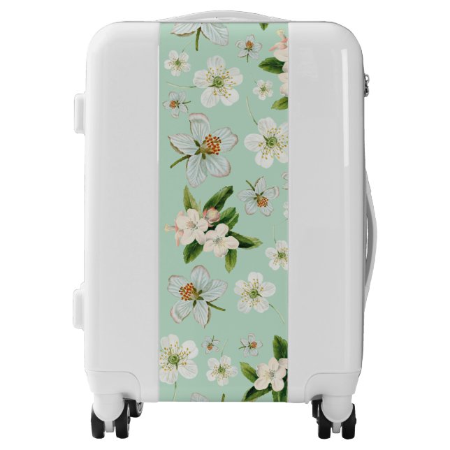 Spring Flower Blossoms Pattern Luggage (Front)