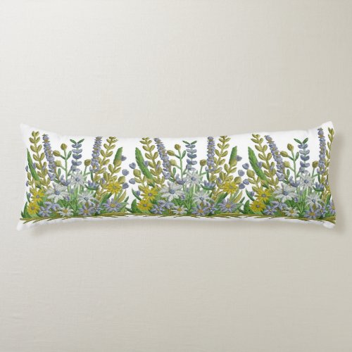  Spring Flower Body Pillow Covers  Embroidered 