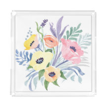 Spring Flower Bouquet | Pretty Floral Watercolor