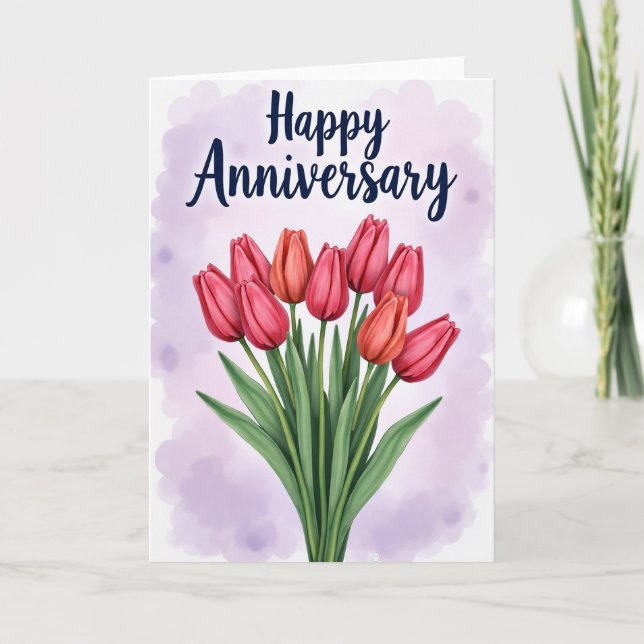 Spring Flower Celebration Card (Front)
