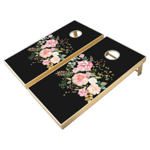 spring flower cornhole set