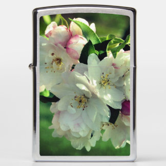 Spring Flower Crabapple Blossoms 2 Close Up Zippo Lighter