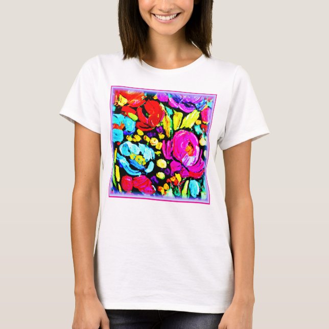 "Spring Flower" Cute Art. Buy Now T-Shirt (Front)