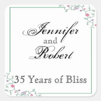 Spring Flower Envelope Seal