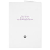 Spring Flower Fairy Fantasy Art Illustration Cards (Back)