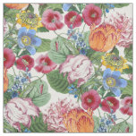 Spring Flower Garden Pattern Fabric
