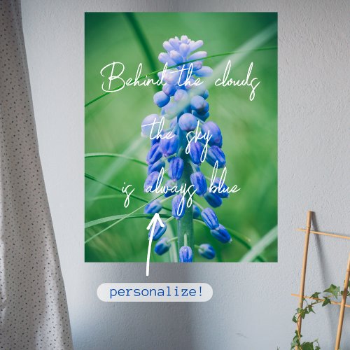 Spring Flower Grape Hyacinth Poster