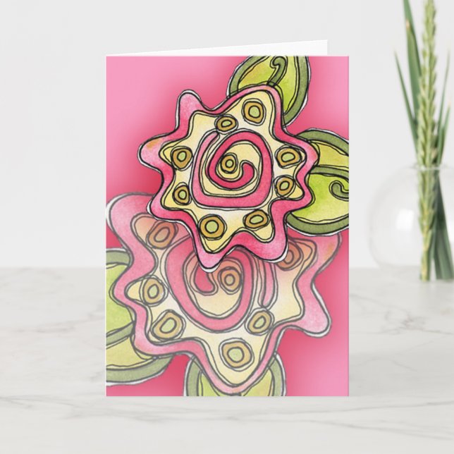 Spring Flower - Greeting Card (Front)