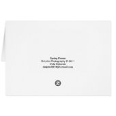 Spring Flower in New Mexico Cards (Back Horizontal)