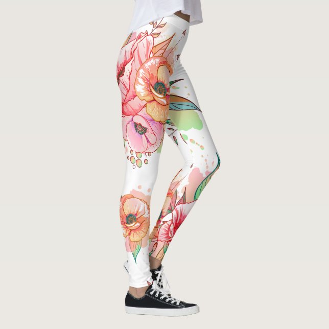 spring Flower Leggings (Right)