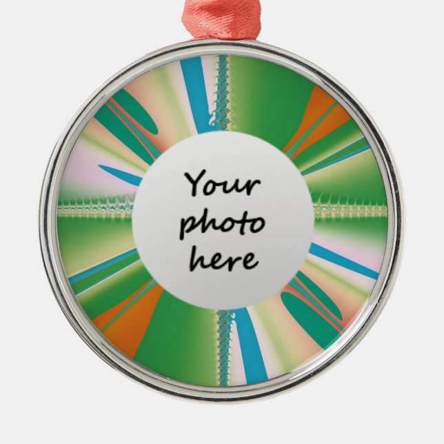 Spring Flower Metal Ornament (Front)