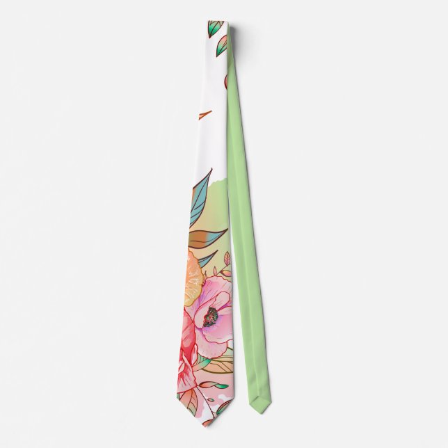 spring Flower Neck Tie (Front)