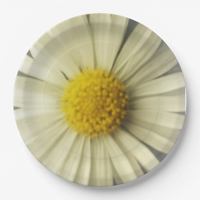Spring flower paper plates (Front)