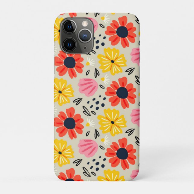 Spring Flower Pattern  Case-Mate iPhone Case (Back)