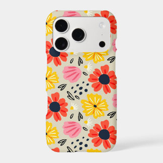 Spring Flower Pattern iPhone 17 Pro Case
