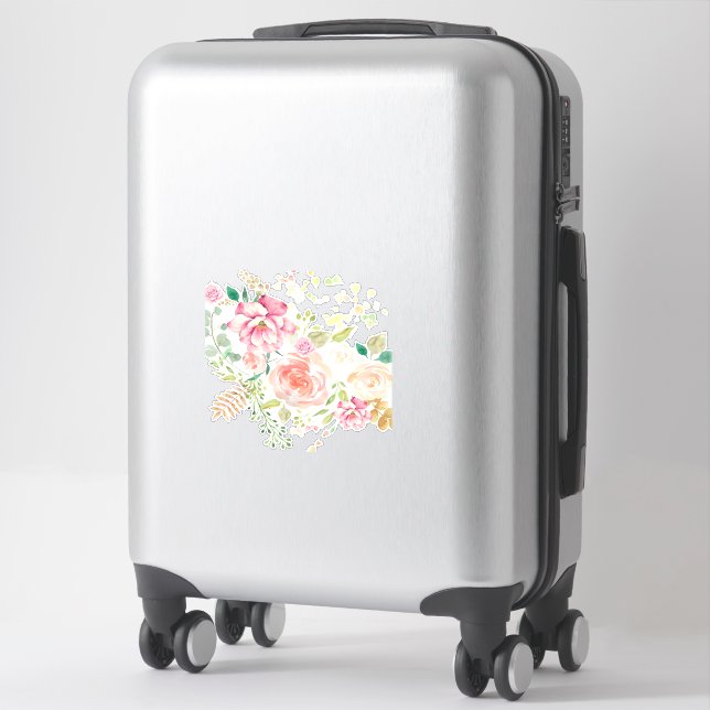 spring flower sticker (Suitcase)
