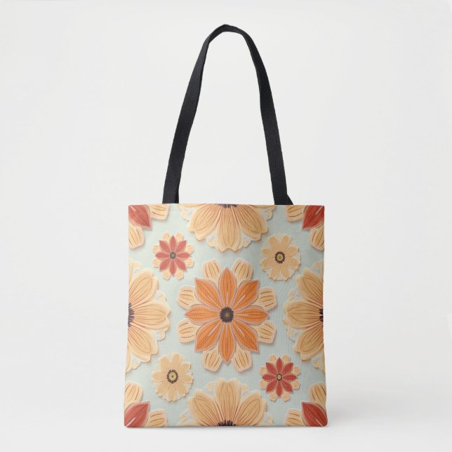 Spring Flower Tote Bag (Front)