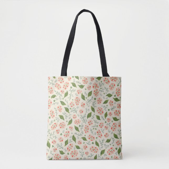 Spring Flower Tote Bag (Front)