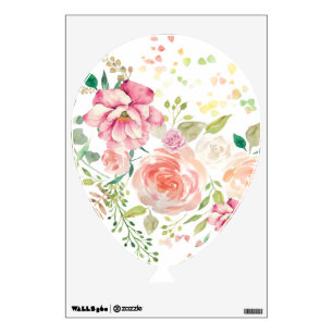 spring flower wall decal