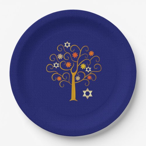 Spring Flowering Tree Passover Celebration Paper Plates