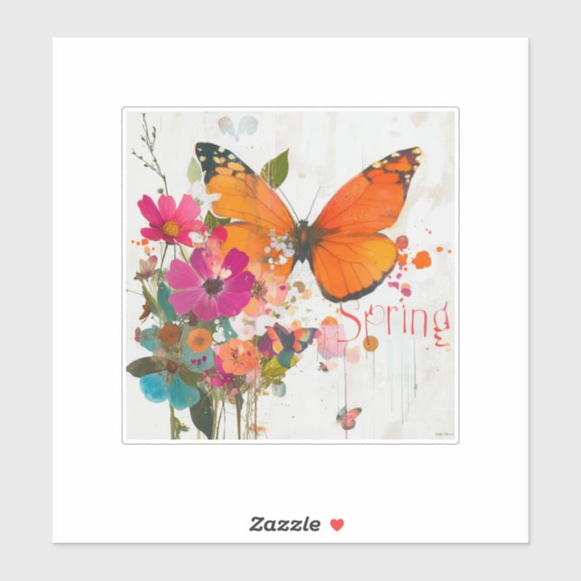 Spring Flowers, 2025, Sticker (Sheet)