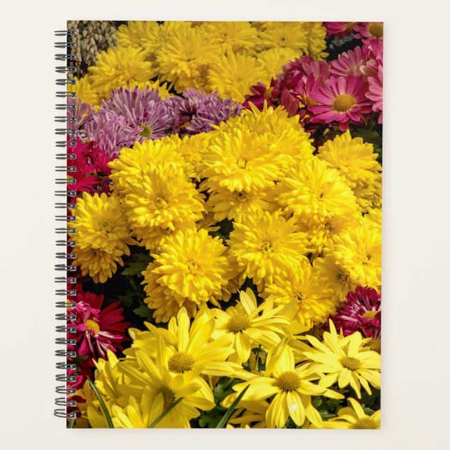 Spring Flowers 2026 Planner | Vibrant Floral (Front)