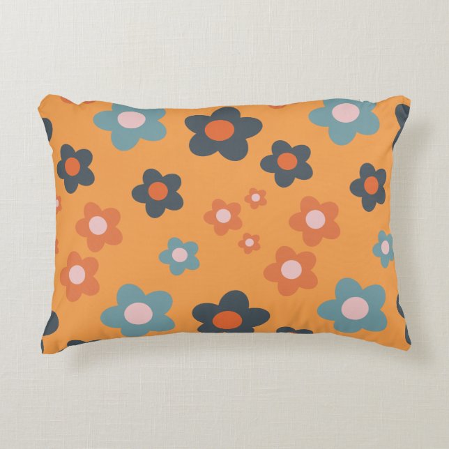 Spring Flowers Accent Pillow (Front)