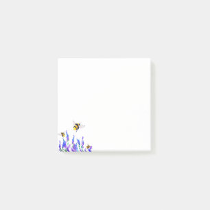 Spring Flowers and Bee Post-it® Notes