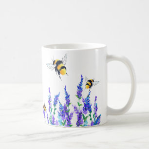 Spring Flowers and Bees Coffee Mug