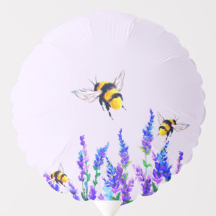 Spring Flowers and Bees Flying Balloon