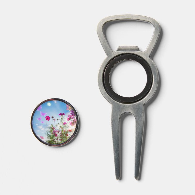 spring flowers and butterfly divot tool (Front (Open))