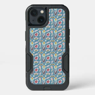 Spring Flowers and Ladybug Pattern iPhone 13 Case
