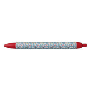 Spring Flowers and Ladybug Pattern Pen