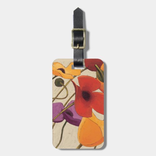 Spring Flowers and Stems Luggage Tag